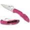 Spyderco 2024 Spyderco Reveal 6 Delica Pink Heels Cmp S30Vl Plain Edge SPY-C11FPPNS30V - alternate 1